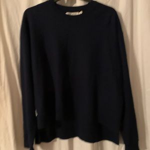 Tory Burch sport navy wool sweater